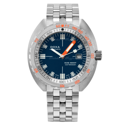 883.10.201.10 | Doxa Sub 1500T Caribbean Date Automatic 45 mm watch. Buy Online