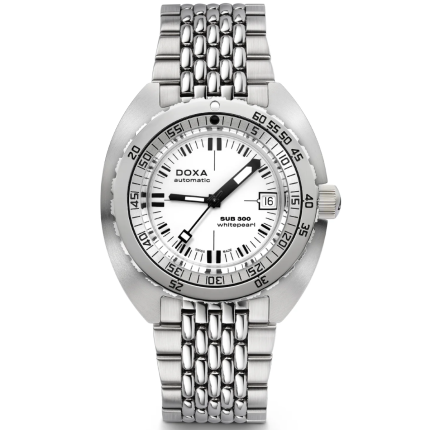 821.10.011.10 | Doxa Sub 300 Whitepearl Date Automatic 42.5 mm watch. Buy Online