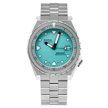 862.10.241.10 | Doxa Sub 600T Aquamarine Date Automatic 40 mm watch. Buy Online