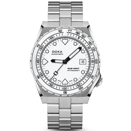 861.10.011.10 | Doxa Sub 600T Whitepearl Date Automatic 40 mm watch. Buy Online