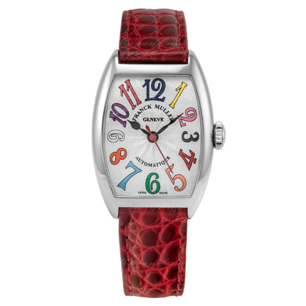 1750 SC AT FO COL (DRM) AC WH RD | Franck Muller Cintree Curvex watch. Buy Online