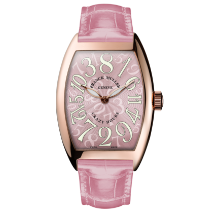 Franck Muller Crazy Hours Rose Gold 45 x 32 mm 5850 CH 5N Baby Pink | Watches of Mayfair