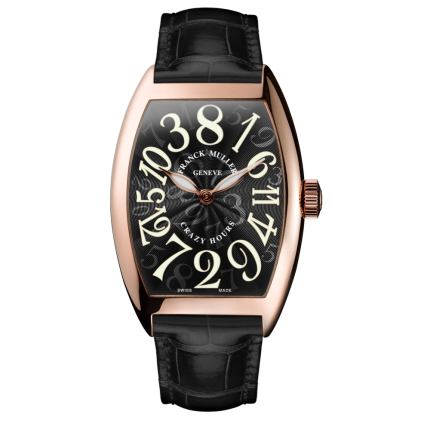 Franck Muller Crazy Hours Rose Gold 45 x 32 mm 5850 CH 5N BLK BLK | Watches of Mayfair