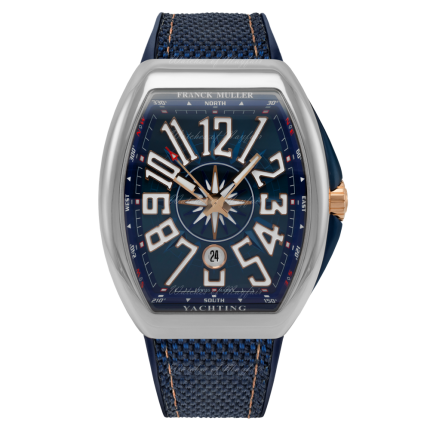 V 45 SC DT YACHT STG (BL) AC BL BL | Franck Muller Vanguard Yachting 44 x 53.7 mm watch | Buy Now