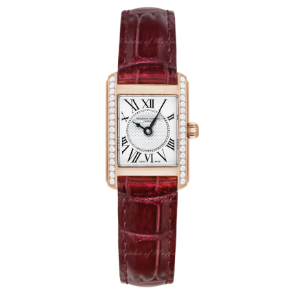 FC-200MCD14 | Frederique Constant Donna Classic Carree Rose Gold & Steel 23 x 21 mm watch. Buy Online