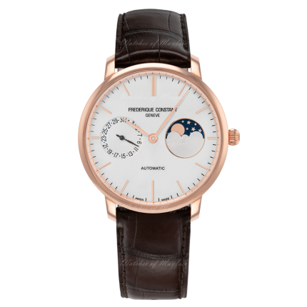 FC-702V3S4 | Frederique Constant Manufacture SlimLine Moonphase 38 mm watch. Buy Online