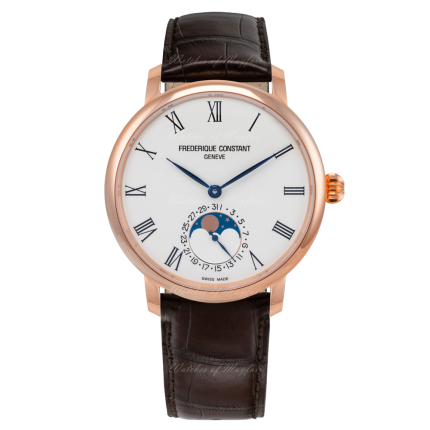 FC-705WR4S4 | Frederique Constant Slimline Moonphase 42mm watch. Buy Online