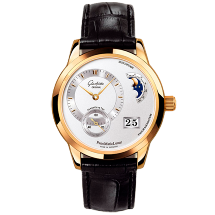 1-90-02-01-01-04 | Glashutte Original PanoMaticLunar Rose Gold watch. Buy Online