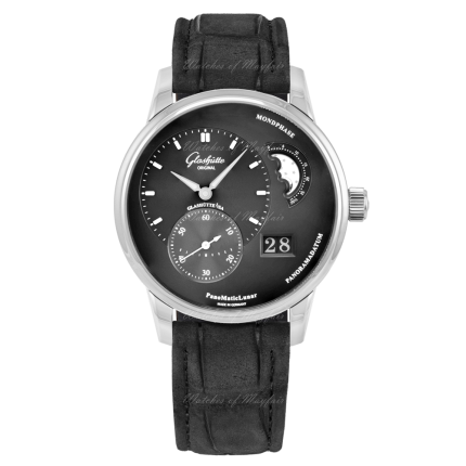 1-90-02-43-32-02 | Glashutte Original PanoMaticLunar Steel 40 mm watch. Buy Online