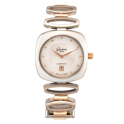 1-03-01-26-06-14 | Glashutte Original Pavonina Steel Red Gold 31 x 31 mm watch. Buy Online