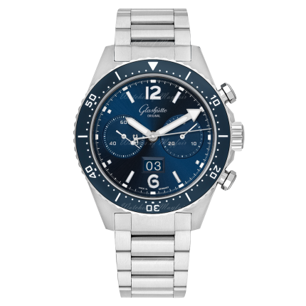 1-37-23-02-81-70 | Glashutte Original SeaQ Chronograph Automatic 43.2 mm watch. Buy Online