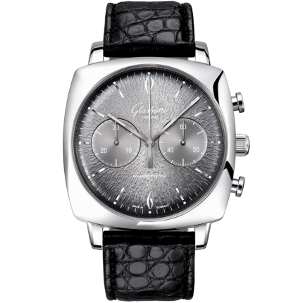 1-39-34-25-32-04 | Glashutte Original Sixties Iconic Square Graphite 41.35 mm watch. Buy Online