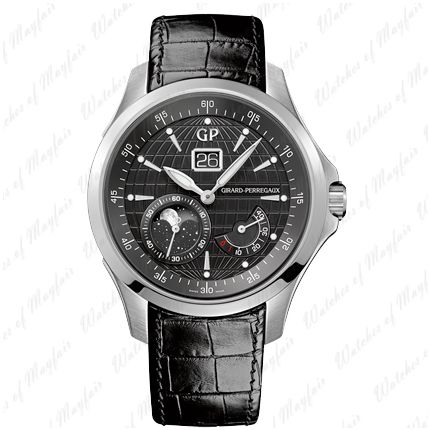 49650-11-632-BB6A | Girard-Perregaux Traveller Moon Phases Large Date watch. Buy Online