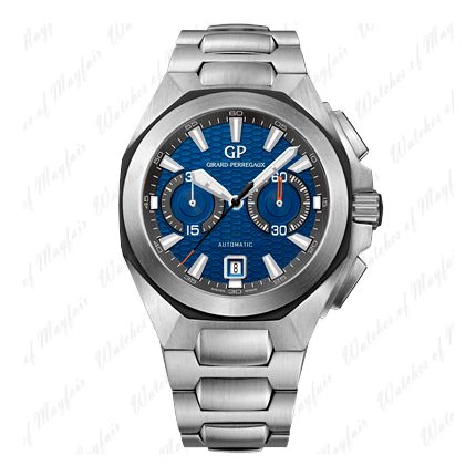 49970-11-431-11A | Girard-Perregaux Chrono Hawk Steel watch. Buy Online