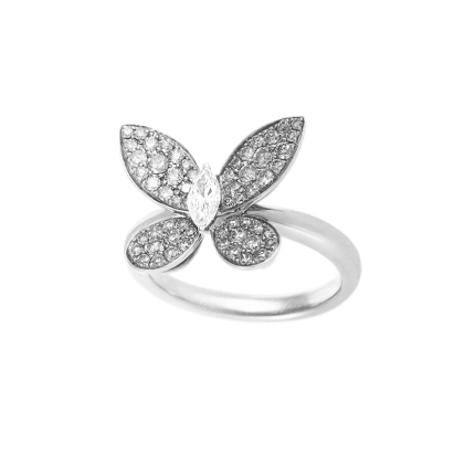 RGR209 | Buy Online Elegant Graff Butterfly White Gold Diamond Ring