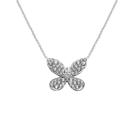 RGP255 | Buy Online Elegant Graff Butterfly White Gold Diamond Pendant