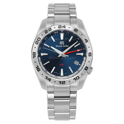 SBGN029 | Grand Seiko Sport Blue Scarlet GMT Quartz 39 mm watch. Buy Online