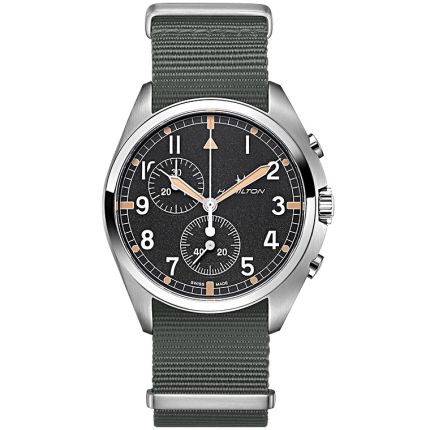 H76522931 | Hamilton Khaki Aviation Pilot Pioneer Chrono Quartz 41 mm watch. Buy Online