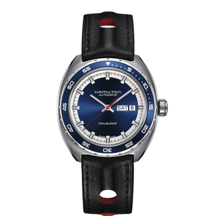 H35405741 | Hamilton American Classic Pan Europ Day Date Automatic 42mm watch. Buy Online