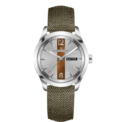 H43311985 | Hamilton Broadway Day Date Quartz 40mm watch. Buy Online