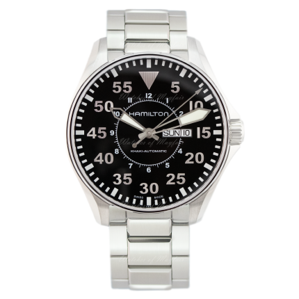 H64715135 | Hamilton Khaki Aviation Day Date Automatic 46mm watch. Buy Online