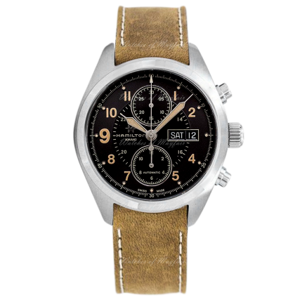 H71616535 | Hamilton Khaki Field Auto Chrono 42mm watch. Buy Online