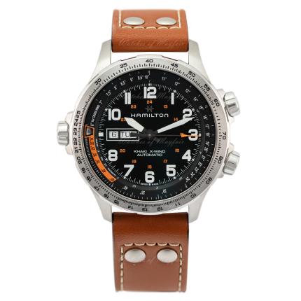 H77755533 | Hamilton Khaki Aviation X-Wind Day Date Auto watch. Buy Online