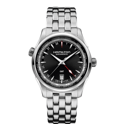 H32695131 | Hamilton Jazzmaster GMT Automatic 42mm watch. Buy Online