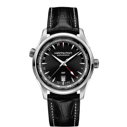 H32695731 | Hamilton Jazzmaster GMT Automatic 42mm watch. Buy Online