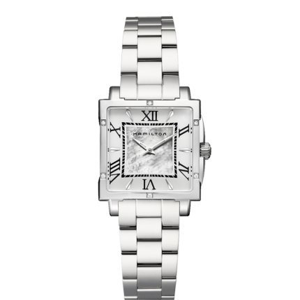 H32291114 | Hamilton Jazzmaster Square Lady Quartz watch. Buy Online