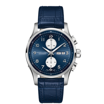 H32766643 | Hamilton Jazzmaster Maestro Auto Chrono 45mm watch. Buy Online