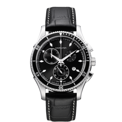 H37512731 | Hamilton Jazzmaster Seaview Chrono Quartz 44mm watch. Buy Online