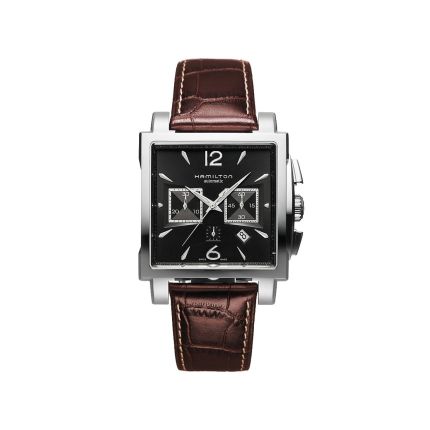 H32666535 | Hamilton Jazzmaster Square Auto Chrono 41 x 41 mm watch. Buy Online