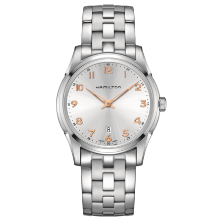 H38511113 | Hamilton Jazzmaster Thinline Quartz 42mm watch. Buy Online