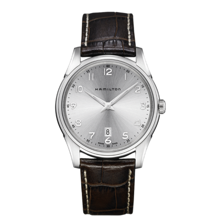 H38511553 | Hamilton Jazzmaster Thinline Quartz 42mm watch. Buy Online