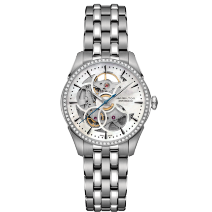 H42405191 | Hamilton Jazzmaster Viewmatic Skeleton Lady Automatic 36mm watch. Buy Online