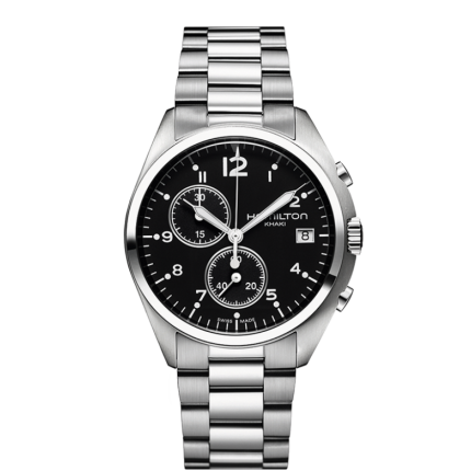 H76512133 | Hamilton Khaki aviation Pioneer Chrono Quartz 41mm watch. Buy Online