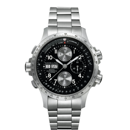 H77616133 | Hamilton Khaki Aviation X-Wind Auto Chrono 44mm watch. Buy Online