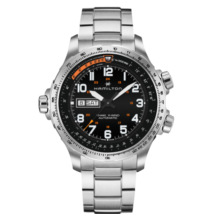 H77755133 | Hamilton Khaki Aviation X-Wind Day Date Automatic 45mm watch. Buy Online