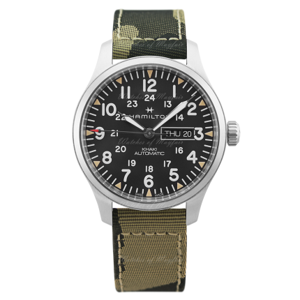 H70535031 | Hamilton Khaki Field Day Date Auto 42 mm watch. Buy Online