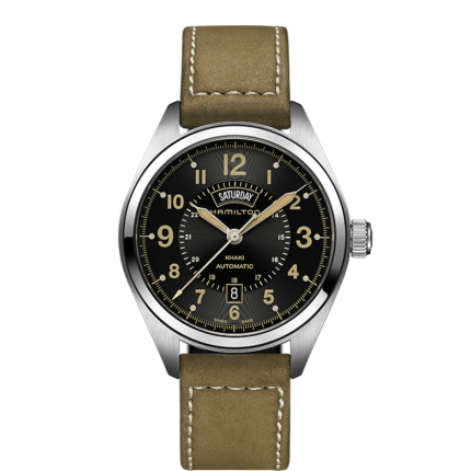 H70505833 | Hamilton Khaki Field Day Date Automatic 42mm watch. Buy Online