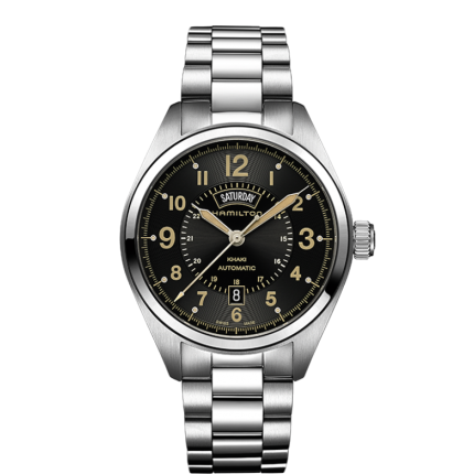 H70505933 | Hamilton Khaki Field Day Date Automatic 42mm watch. Buy Online