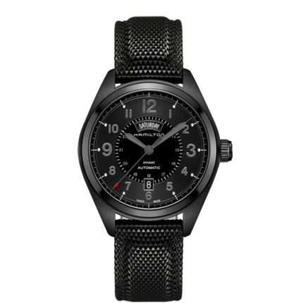 H70695735 | Hamilton Khaki Field Day Date Automatic 42mm watch. Buy Online