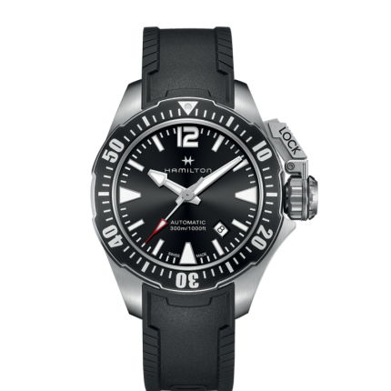 H77605335 | Hamilton Khaki Navy Frogman Automatic 42mm watch. Buy Online