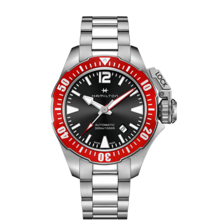 H77725135 | Hamilton Khaki Navy Frogman Automatic 42mm watch. Buy Online