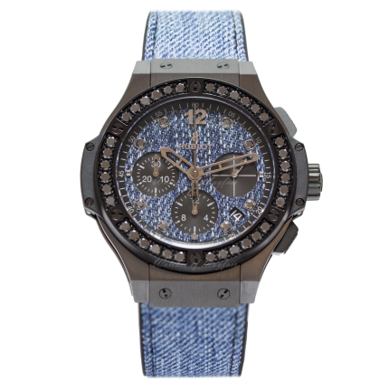 341.CX.2740.NR.1200.JEANS | Hublot Big Bang Jeans Ceramic Black Diamonds watch. Buy Online