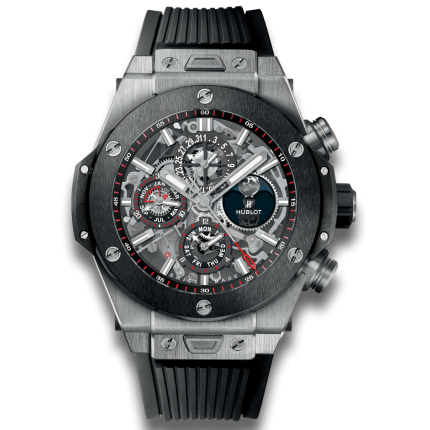 406.NM.0170.RX | Hublot Big Bang Unico Perpetual Calendar Titanium Ceramic 45 mm watch. Buy Online