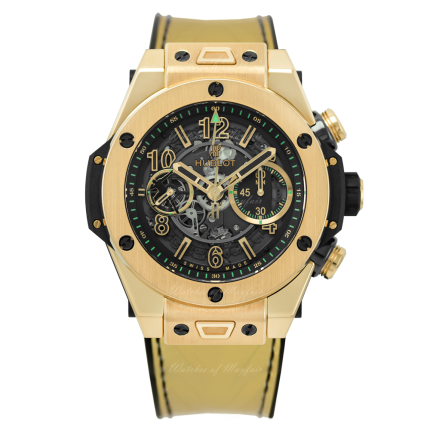 411.VX.1189.VR.USB16 | Hublot Big Bang Unico Yellow Gold Usain Bolt watch. Buy Online