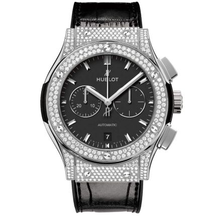 541.NX.1171.LR.1704 | Hublot Classic Fusion Titanium Pave 42 mm watch. Buy Online