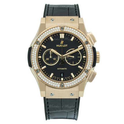 541.OX.1181.LR.1104 | Hublot Classic Fusion King Gold Diamonds 42 mm watch. Buy Online